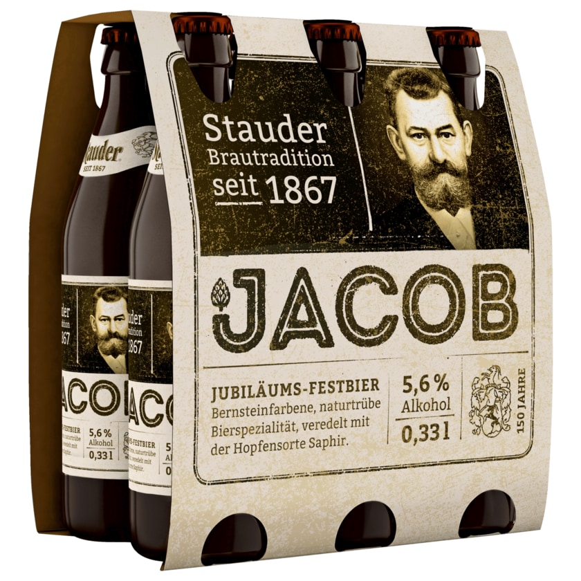 Stauder Jacob Jubiläums-Festbier 6x0,33l